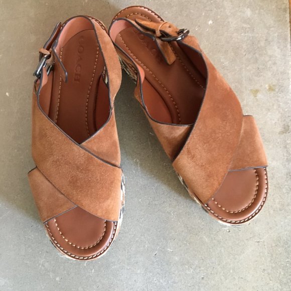 Coach sandals platforms/wedges size 11 - Picture 10 of 15